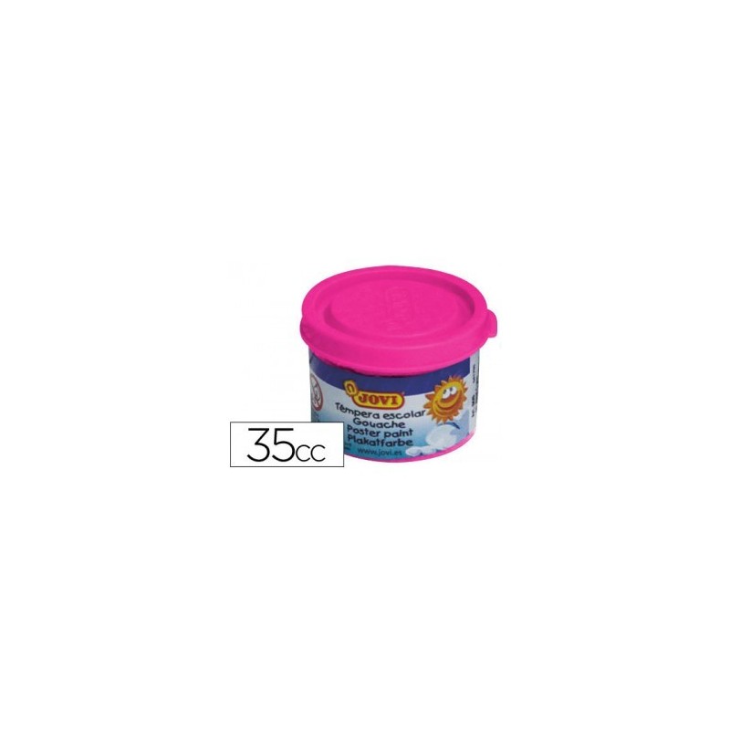 ESTUCHE TeMPERA ESCOLAR 5 BOTES 35 ML MAGENTA JOVI 50308