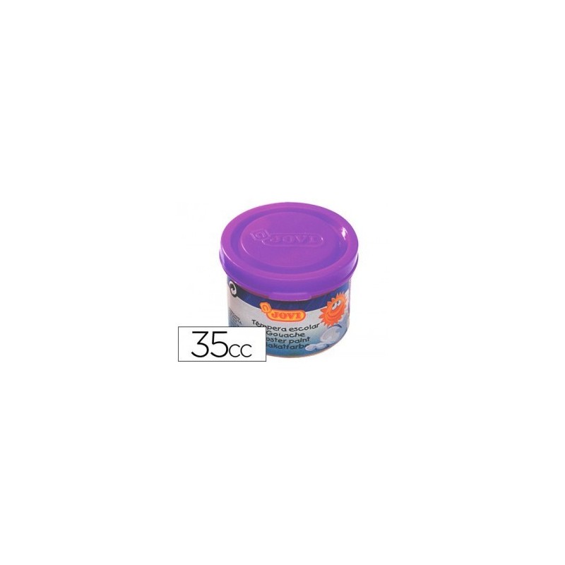 ESTUCHE TeMPERA ESCOLAR 5 BOTES 35 ML VIOLETA JOVI 50323