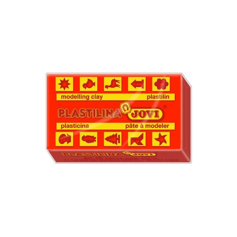 CAJA 30 PASTILLAS PLASTILINA 50 G ROJO JOVI 7005