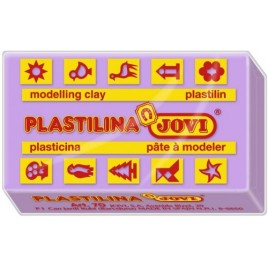 CAJA 30 PASTILLAS PLASTILINA 50 G LILA JOVI 7014