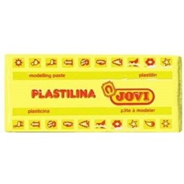 CAJA 15 PASTILLAS PLASTILINA 150 G AMARILLO JOVI 7102