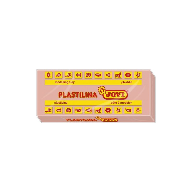 CAJA 15 PASTILLAS PLASTILINA 150 G ROSA JOVI 7107