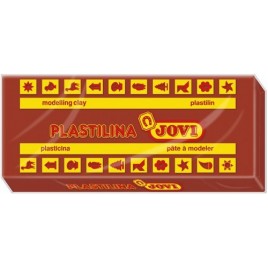 CAJA 15 PASTILLAS PLASTILINA 150 G MARRoN JOVI 7109