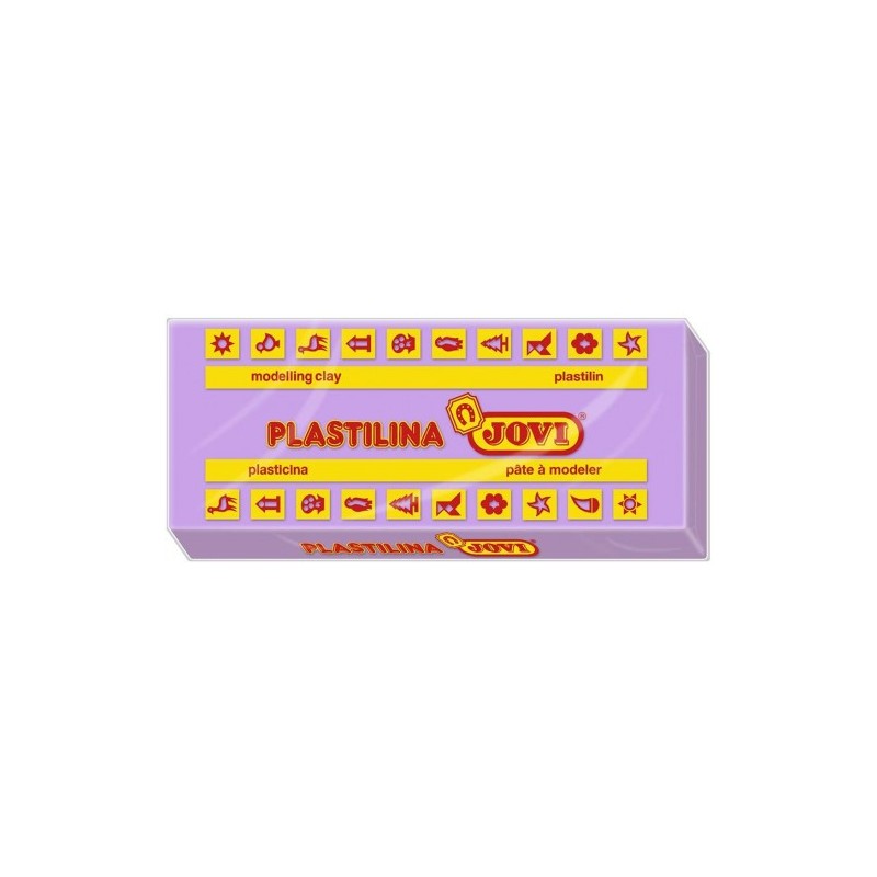 CAJA 15 PASTILLAS PLASTILINA 150 G LILA JOVI 7114