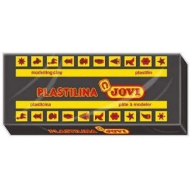 CAJA 15 PASTILLAS PLASTILINA 150 G NEGRO JOVI 7115