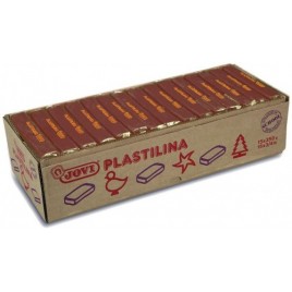 CAJA 15 PASTILLAS PLASTILINA 350 G MARRoN JOVI 7209