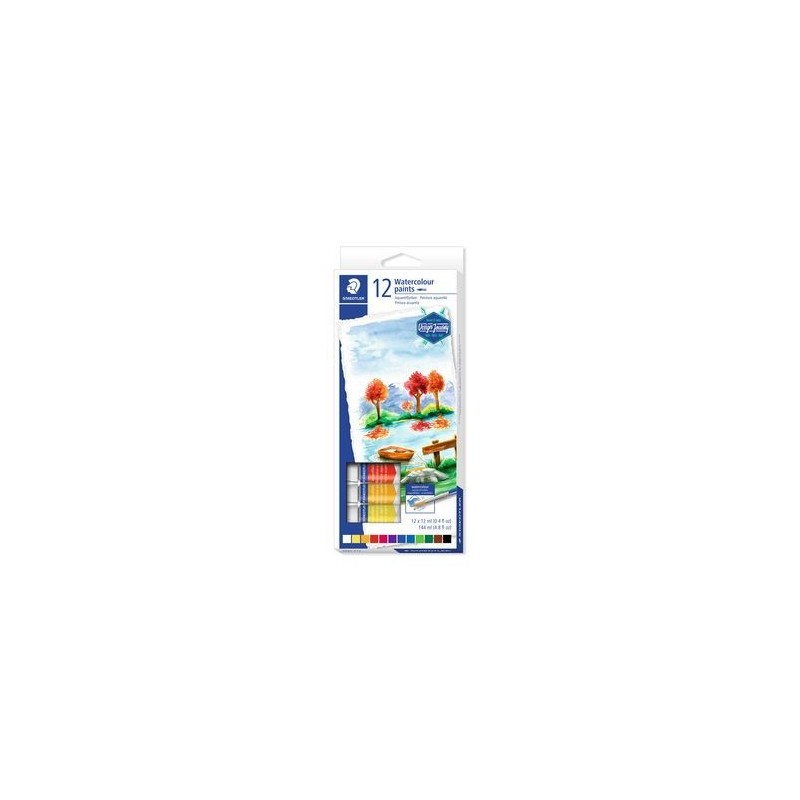 Staedtler 8880 pintura a base de agua Multi 12 ml Tubo 12 piezas