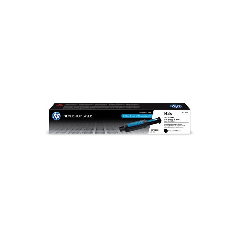 HP TONER 143 NEGRO KIT RECARGA NEVERSTOP W1143A