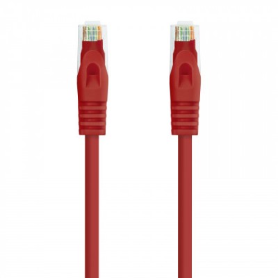 Nanocable Cable de red latiguillo RJ45 LSZH Cat6A UTP AWG24 Rojo 20m