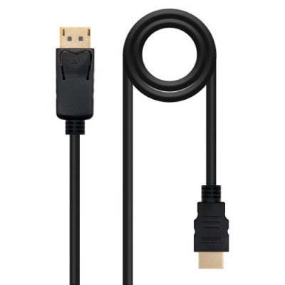 Nanocable Cable Conversor DISPLAYPORT a HDMI DP M HDMI M Negro 1 m