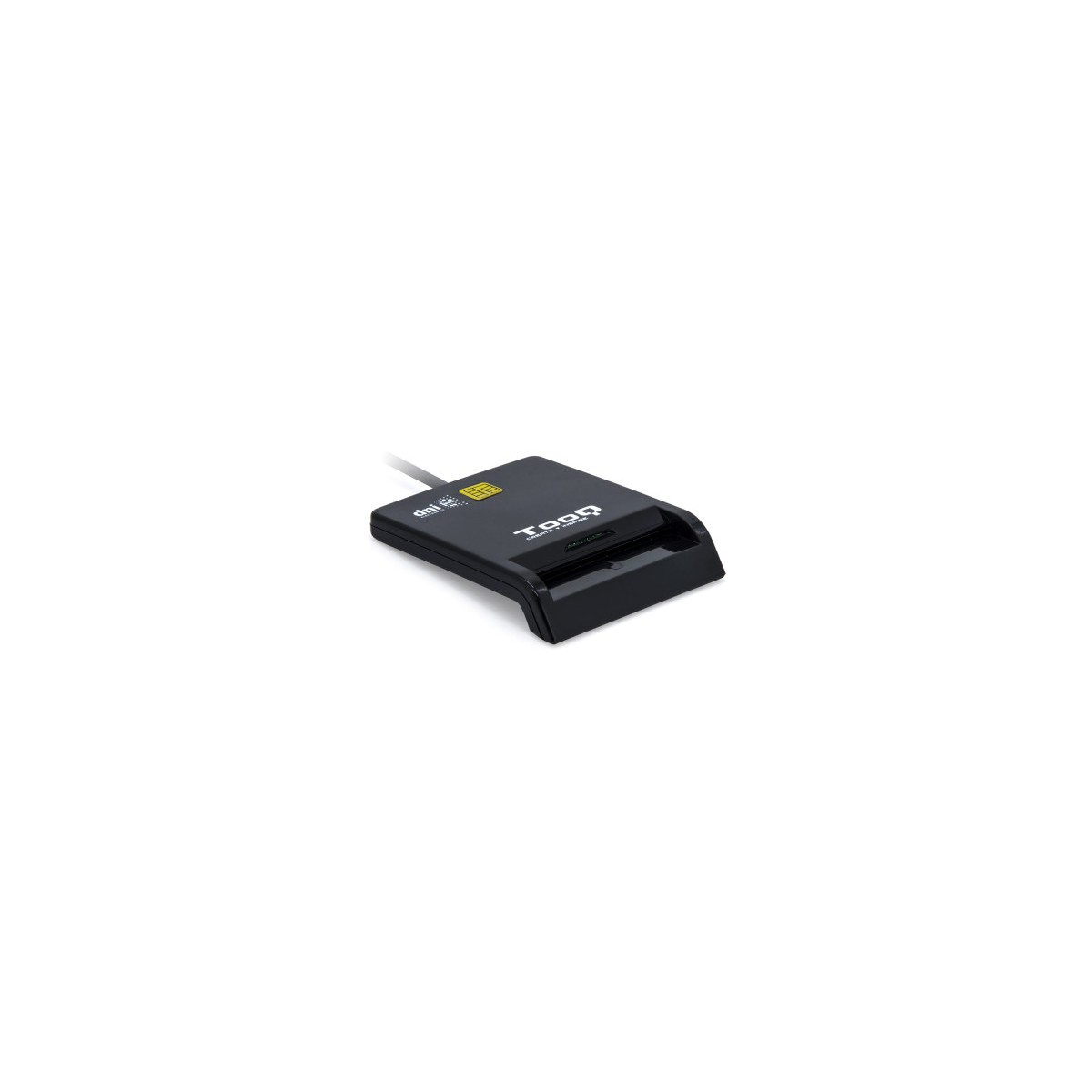 TooQ Lector de Tarjetas Inteligentes DNIe SIM USB C Negro