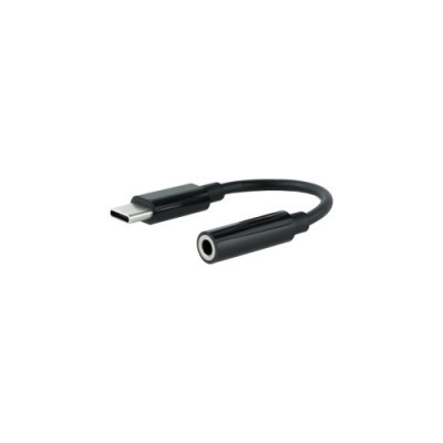 Nanocable Cable Adaptador Audio USB C M a Jack 35 H 11 cm Negro