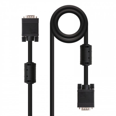 Nanocable CABLE SVGA CON FERRITA HDB15 M HDB15 M 15 M