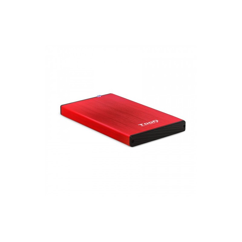 TooQ TQE 2527R caja para disco duro externo 25 Caja de disco duro HDD Negro Rojo