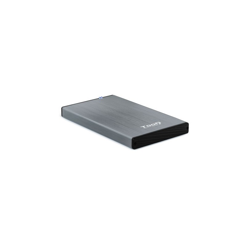 TooQ TQE 2527G caja para disco duro externo Caja de disco duro HDD Negro Gris 25