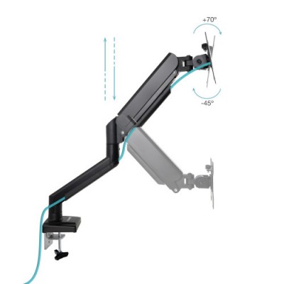 TooQ DB1334TNR B soporte para monitor 864 cm 34 Escritorio Negro