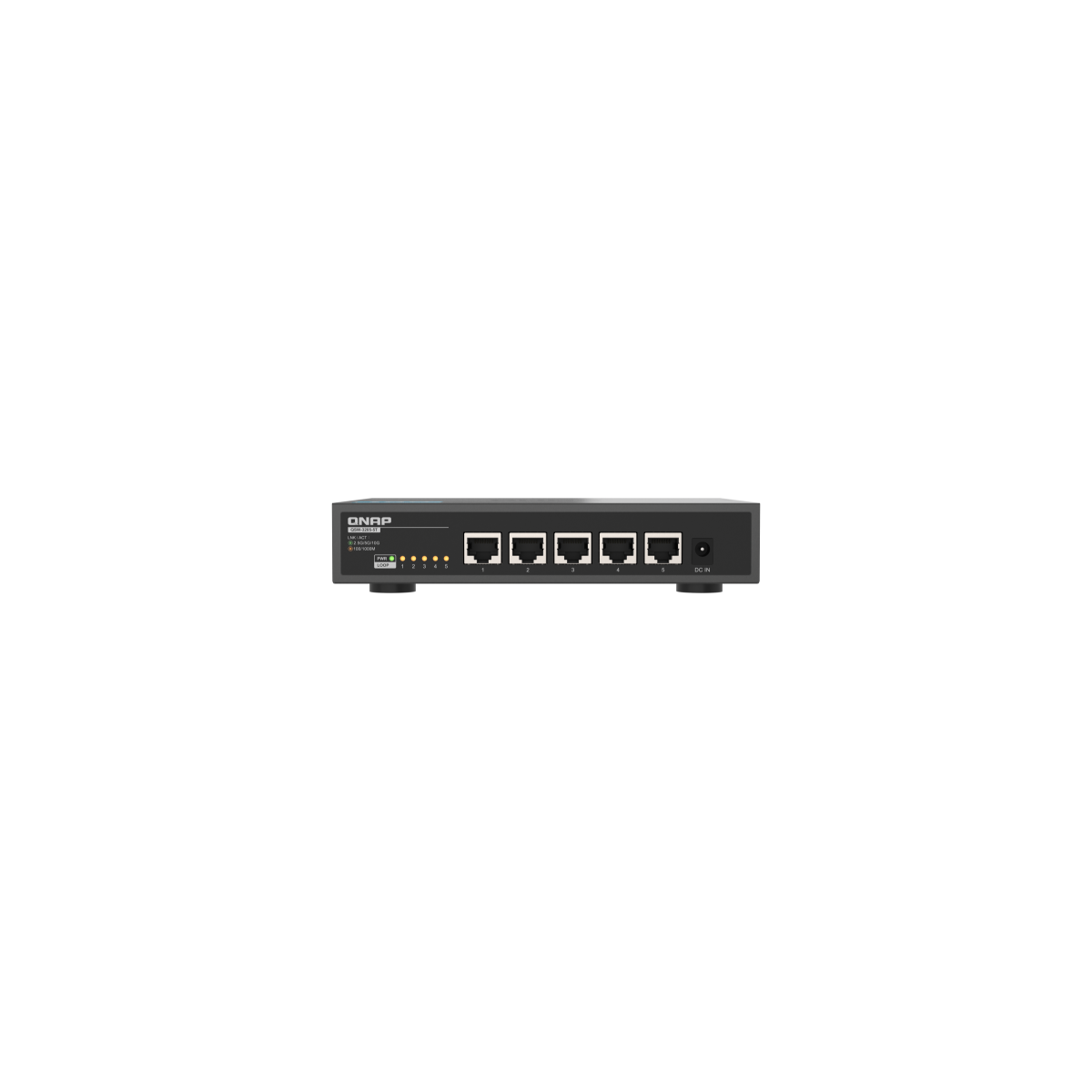 QNAP QSW 3205 5T switch No administrado 10G Ethernet 100 1000 10000 Escritorio Negro