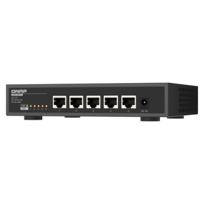 QNAP QSW 3205 5T switch No administrado 10G Ethernet 100 1000 10000 Escritorio Negro