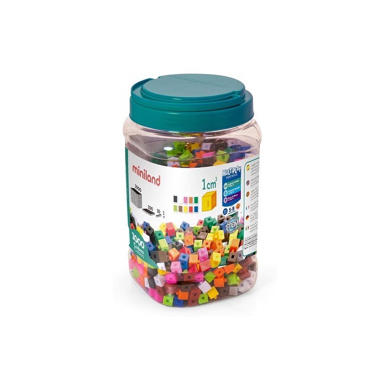 CUBOS 1 CM 1000 PCS MINILAND 95211