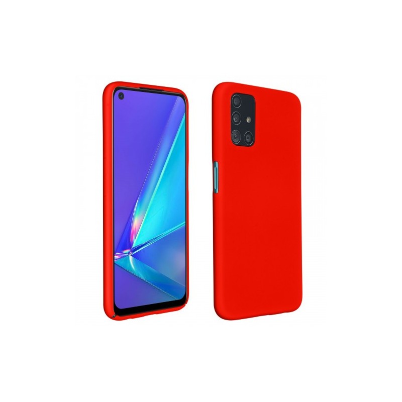 OPPO LIQUID SILICON CASE A52 A72 ROJO