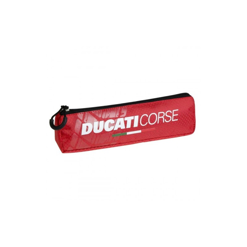 ESTUCHE PEQUENO 1 COMPARTIMENTO ROJO 21 X 6 X 5 CM DUCATI 18209051300