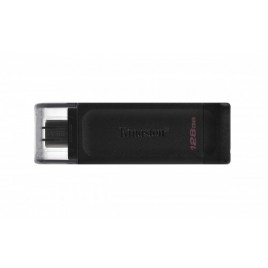 Kingston Technology DataTraveler 70 unidad flash USB 128 GB USB Tipo C 32 Gen 1 31 Gen 1 Negro