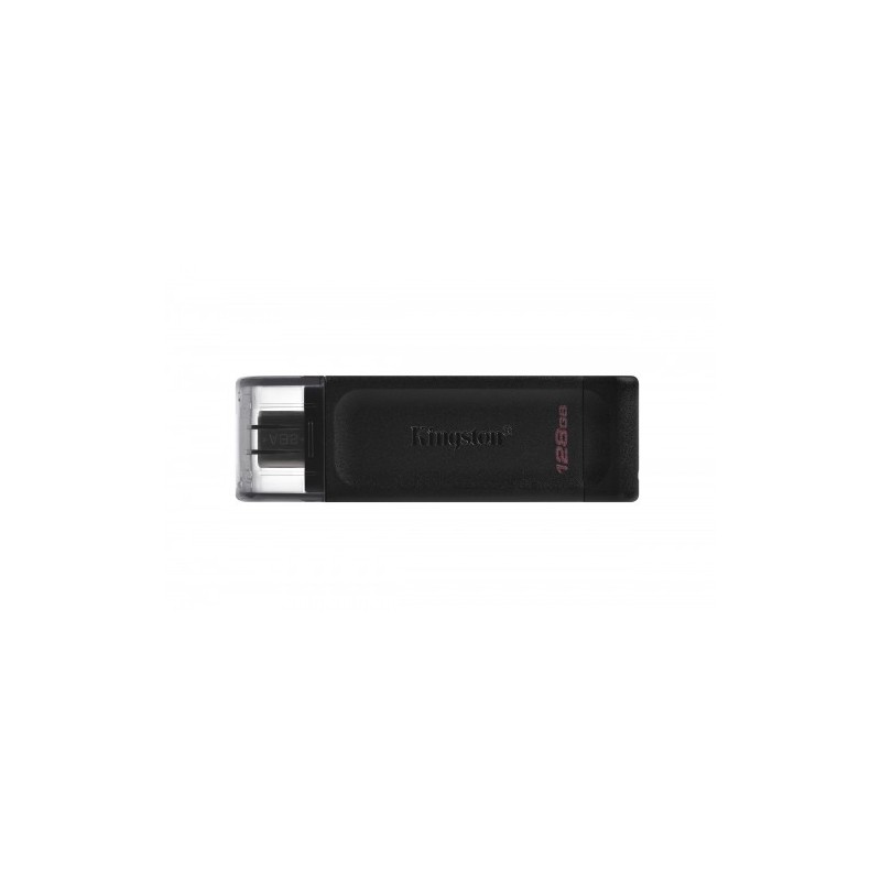 Kingston Technology DataTraveler 70 unidad flash USB 128 GB USB Tipo C 32 Gen 1 31 Gen 1 Negro