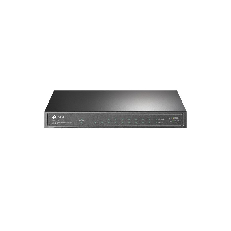 TP LINK TL SG1210P Gigabit Ethernet 10 100 1000 Gris Energia sobre Ethernet PoE