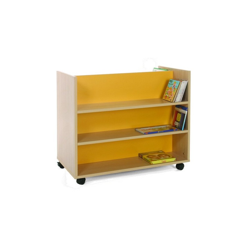 CARRO LIBRERiA DOBLE FRONTAL HAYA MOBEDUC 600903HR18