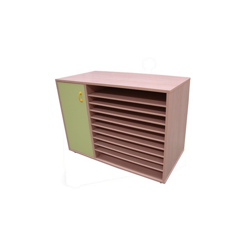 MUEBLE ARMARIO Y CARTULINERO BAJO HAYA MOBEDUC 602214HPS18