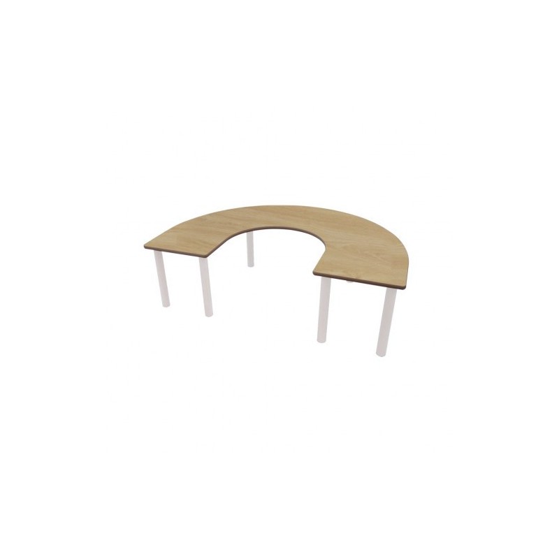 MESA EN U 150X100CM TALLA 4 6 HAYA MOBEDUC 50062110B174