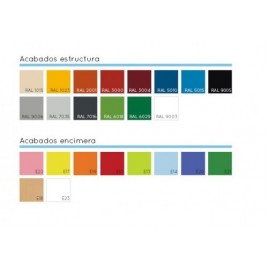 MESA ABATIBLE LATERAL REGULABLE 120X60 CM HAYA MOBEDUC 5006056B14