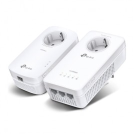 TP LINK KIT EXTENSOR WIFI AC POWERLINE AV1300 CON TOMA DE CORRIENTE ADICIONAL