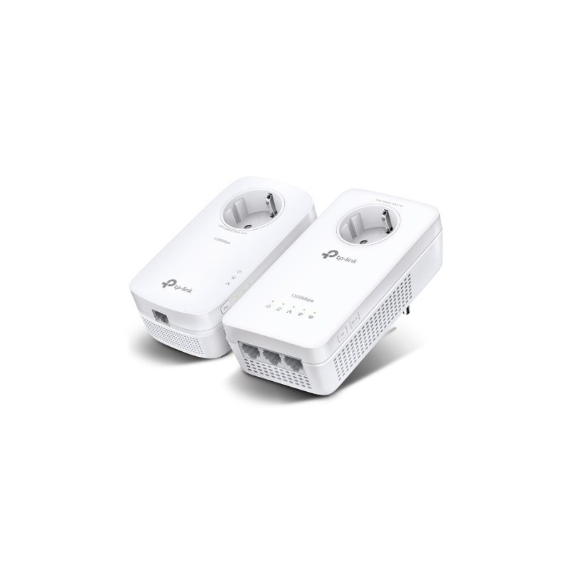 TP LINK KIT EXTENSOR WIFI AC POWERLINE AV1300 CON TOMA DE CORRIENTE ADICIONAL