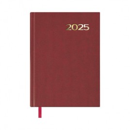 AGENDA 2025 SINTEX DiA PaGINA 14 X 20 CM COLOR BURDEOS DOHE 11402 25