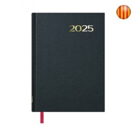 AGENDA 2025 SINTEX DiA PaGINA 14 X 20 CM COLOR NEGRO CATALaN DOHE 11408 25