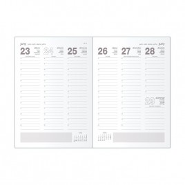 AGENDA 2025 SEGOVIA SEMANA VISTA 14 X 20 CM COLOR NEGRO CATALaN DOHE 11125 25