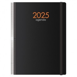 AGENDA 2025 SYNCRO DiA PaGINA 21 X 29 CM NEGRO DOHE 11617 25