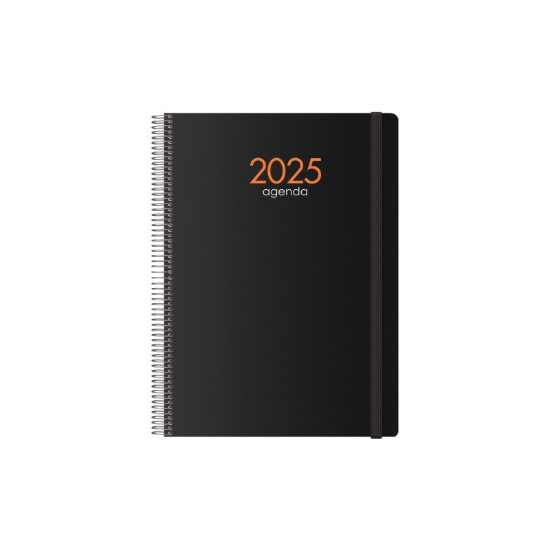 AGENDA 2025 SYNCRO DiA PaGINA 21 X 29 CM NEGRO DOHE 11617 25