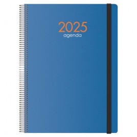 AGENDA 2025 SYNCRO DiA PaGINA 21 X 29 CM AZUL DOHE 11625 25