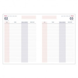 AGENDA PLANNING PERPETUO DiA PaGINA 21 X 29 CM CaMEL DOHE 12133