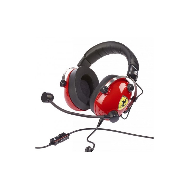 Thrustmaster TRacing Auriculares Diadema Conector de 35 mm Negro Rojo Acero inoxidable Amarillo