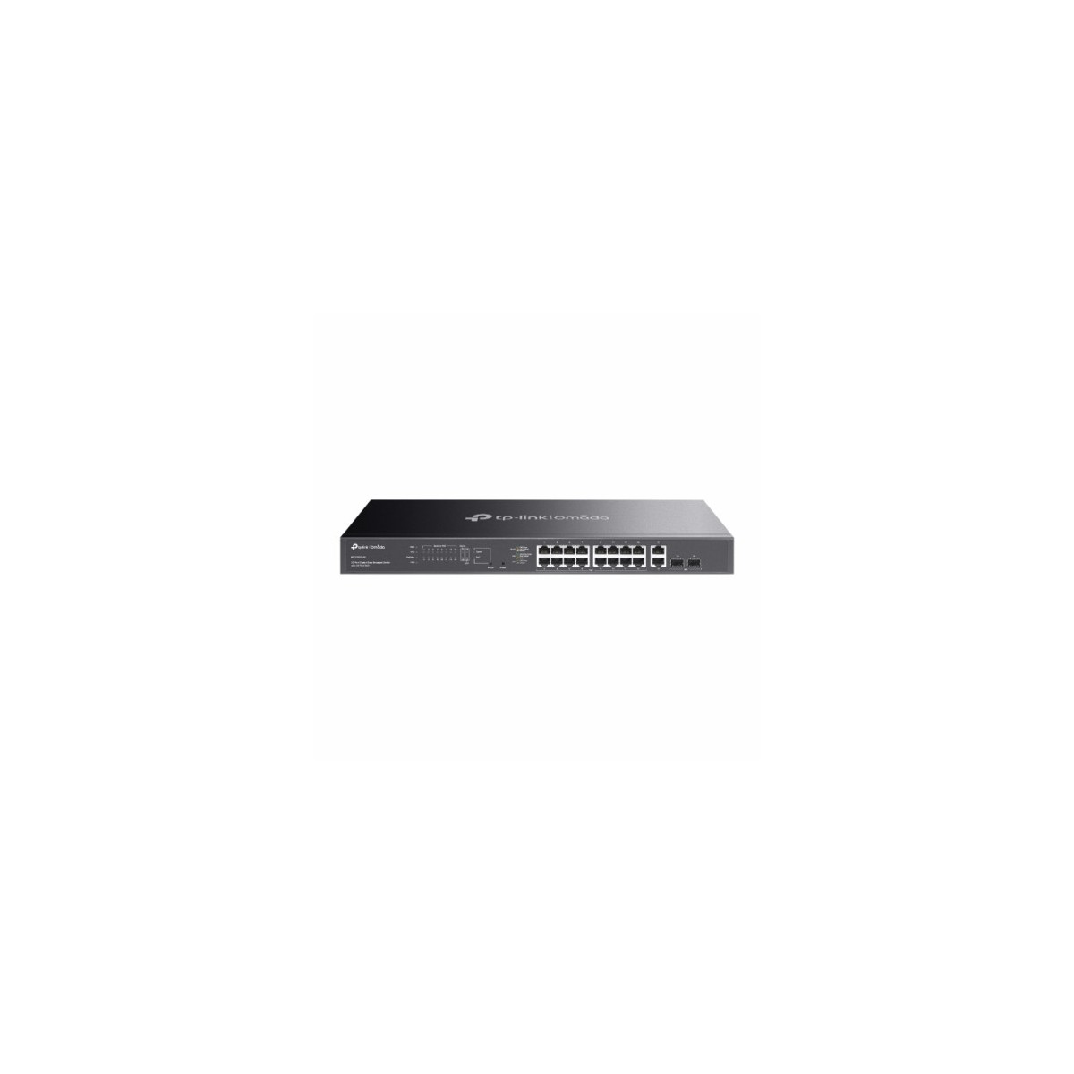 TP Link ES220GMP switch Gestionado Gigabit Ethernet 10 100 1000 Energia sobre Ethernet PoE Negro