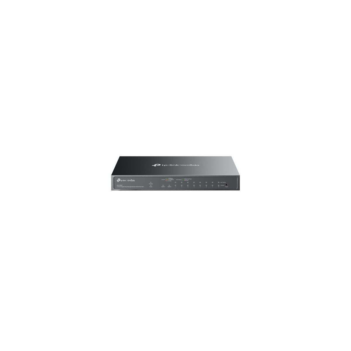 TP Link Omada ES210GMP switch Gestionado Gigabit Ethernet 10 100 1000 Energia sobre Ethernet PoE Negro