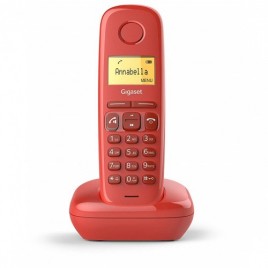 Gigaset A270 Telefono DECT Rojo Identificador de llamadas