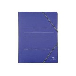 CARPETA CARTON AZUL 500 GR M2 CUARTO GOMA SOLAPA MARIOLA 1045