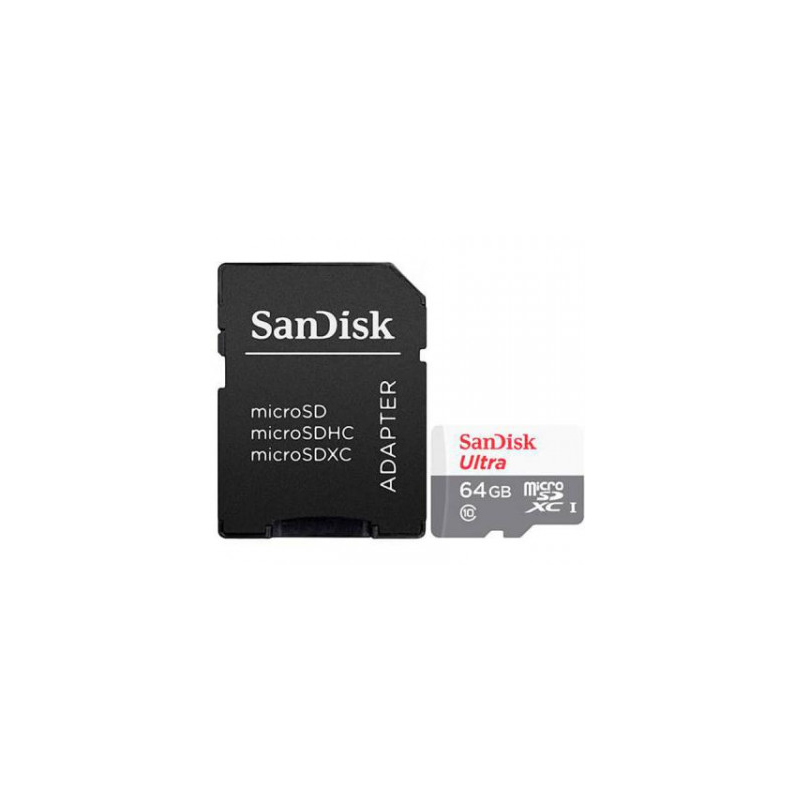 SanDisk 64GB Ultra microSDXC memoria flash Clase 10