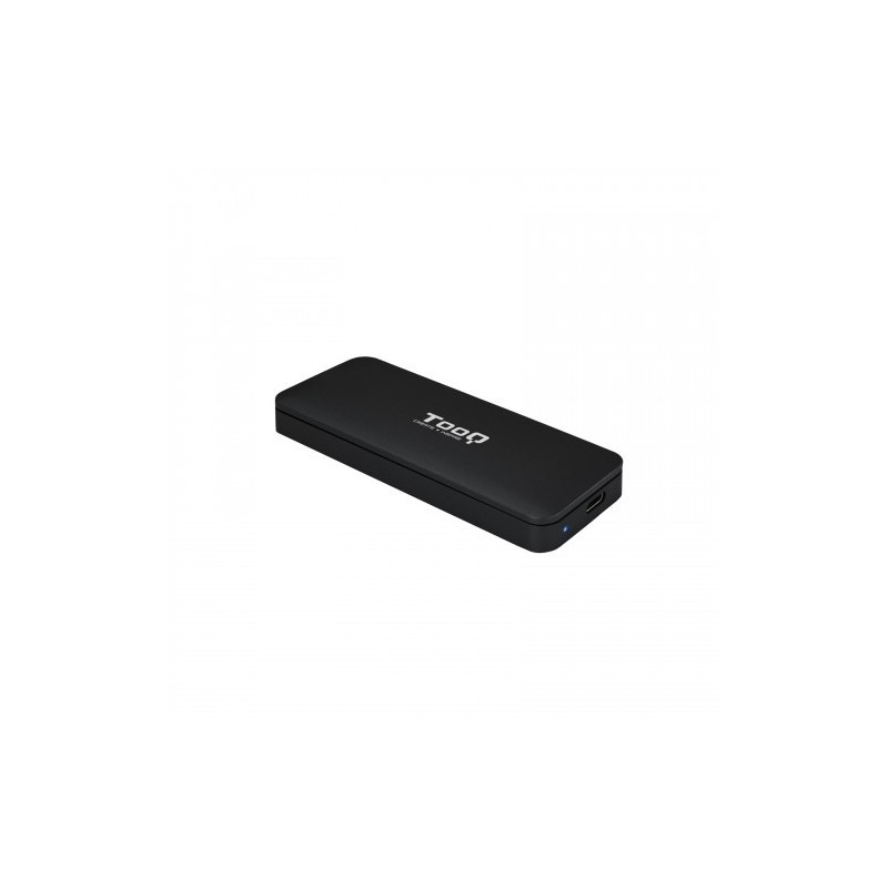 TooQ TQE 2280B caja para disco duro externo M2 Caja externa para unidad de estado solido SSD Negro