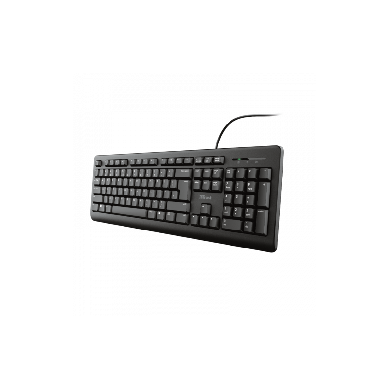 Trust TK 150 teclado USB QWERTY Espanol Negro