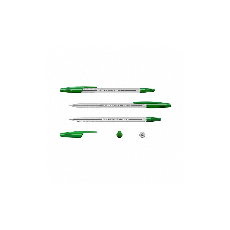 BOLiGRAFO R 301 CLASSIC STICK 10 TINTA COLOR VERDE ERICH KRAUSE 43187